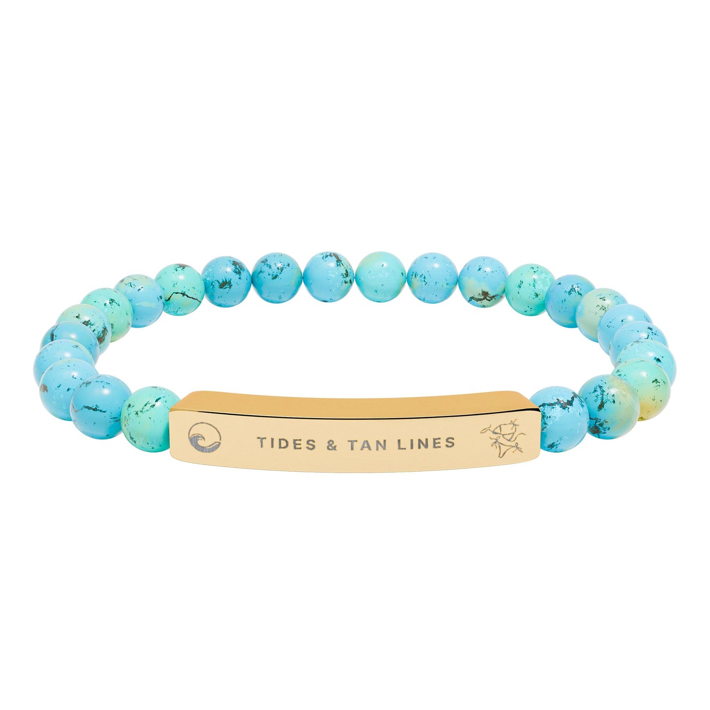 Natural Stone Tides & Tan Lines Bracelet