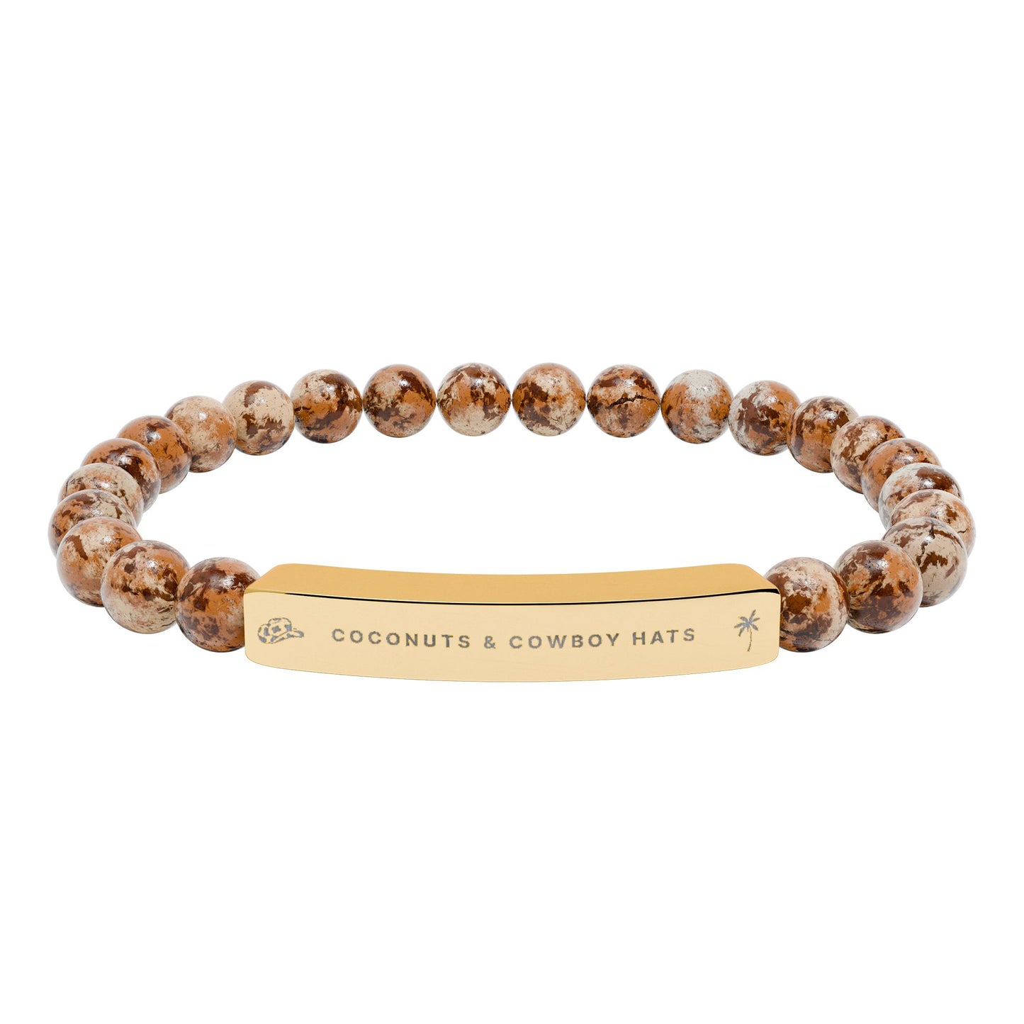 Coconuts & Cowboy Hats Stone Bracelet