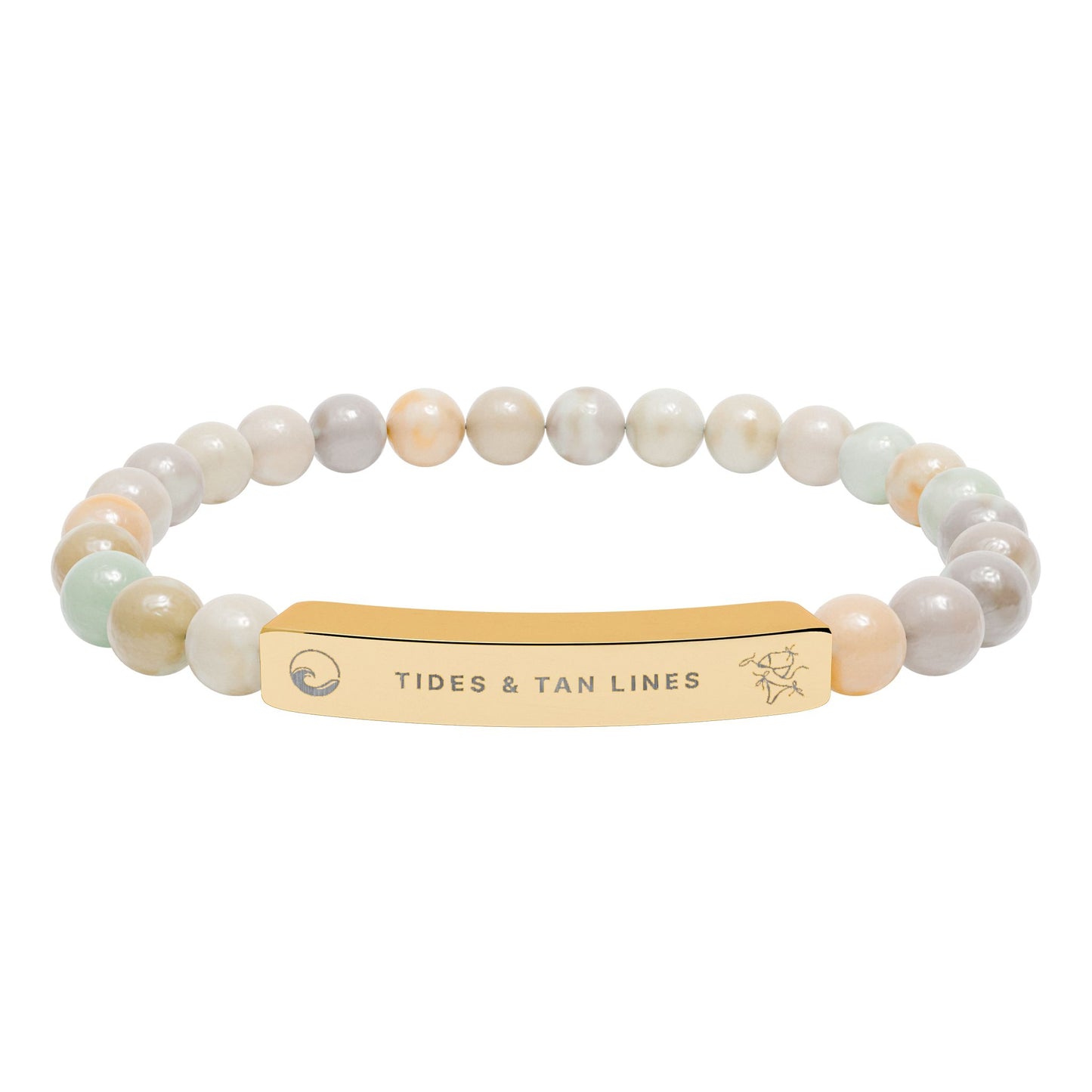 Natural Stone Tides & Tan Lines Bracelet