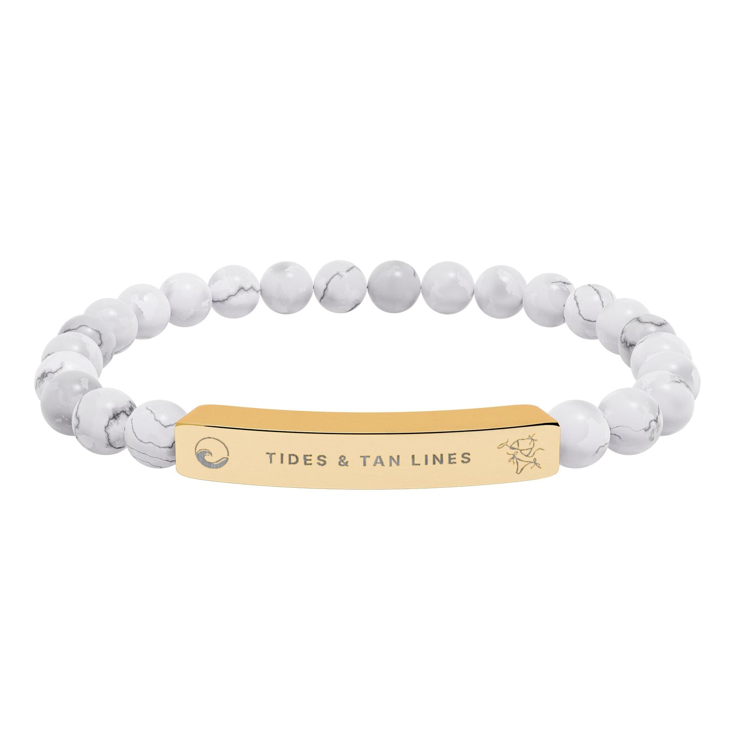 Natural Stone Tides & Tan Lines Bracelet