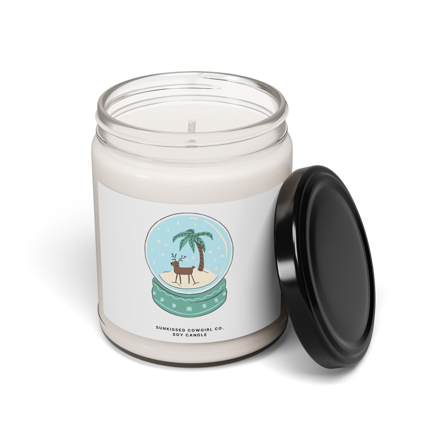 Snow Globe Beach Holiday Soy Candle