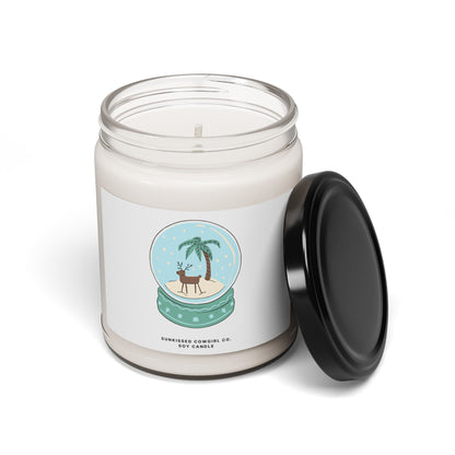 Snow Globe Beach Holiday Soy Candle