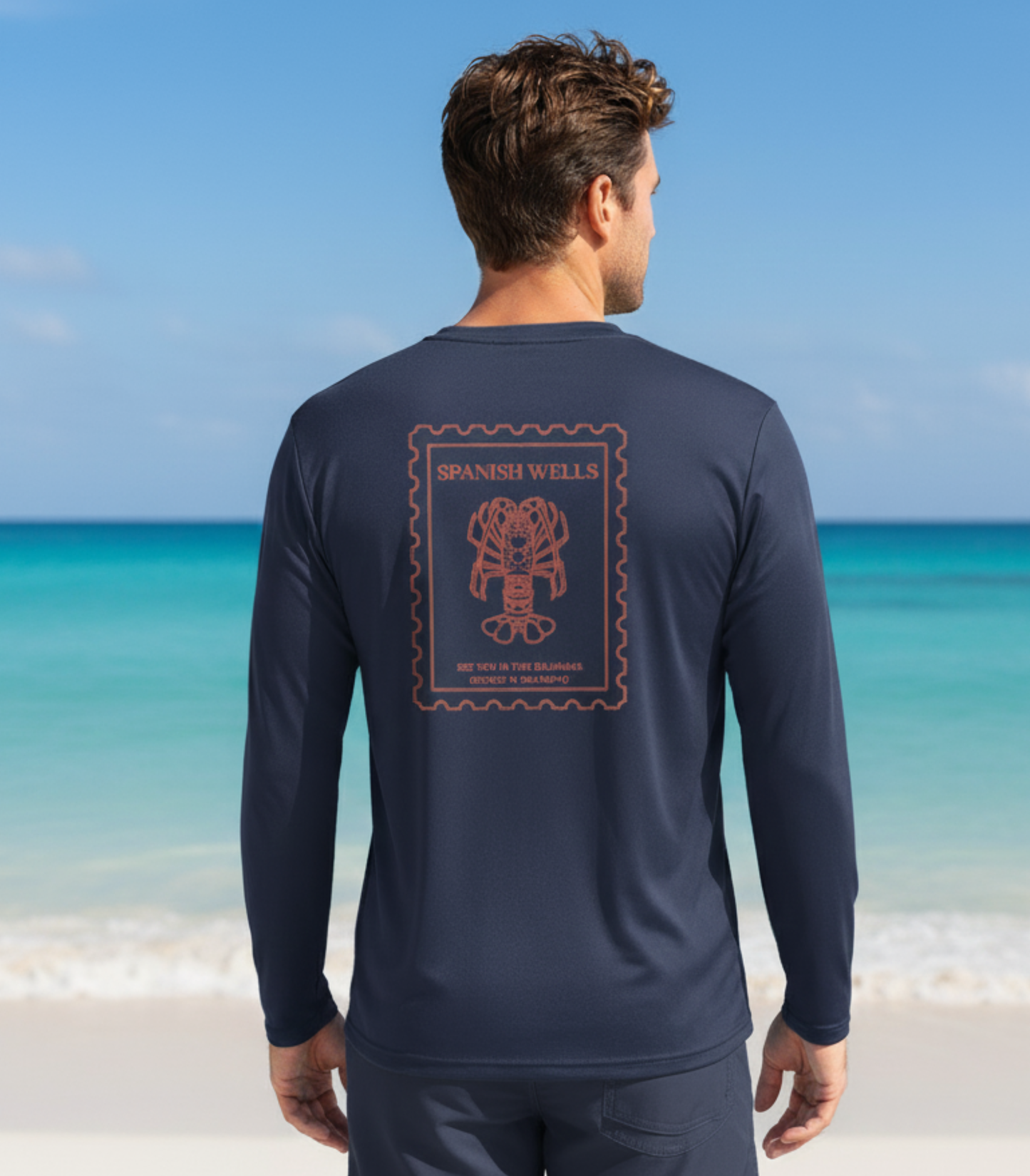 Spiny Lobster Stamp Sunshirt