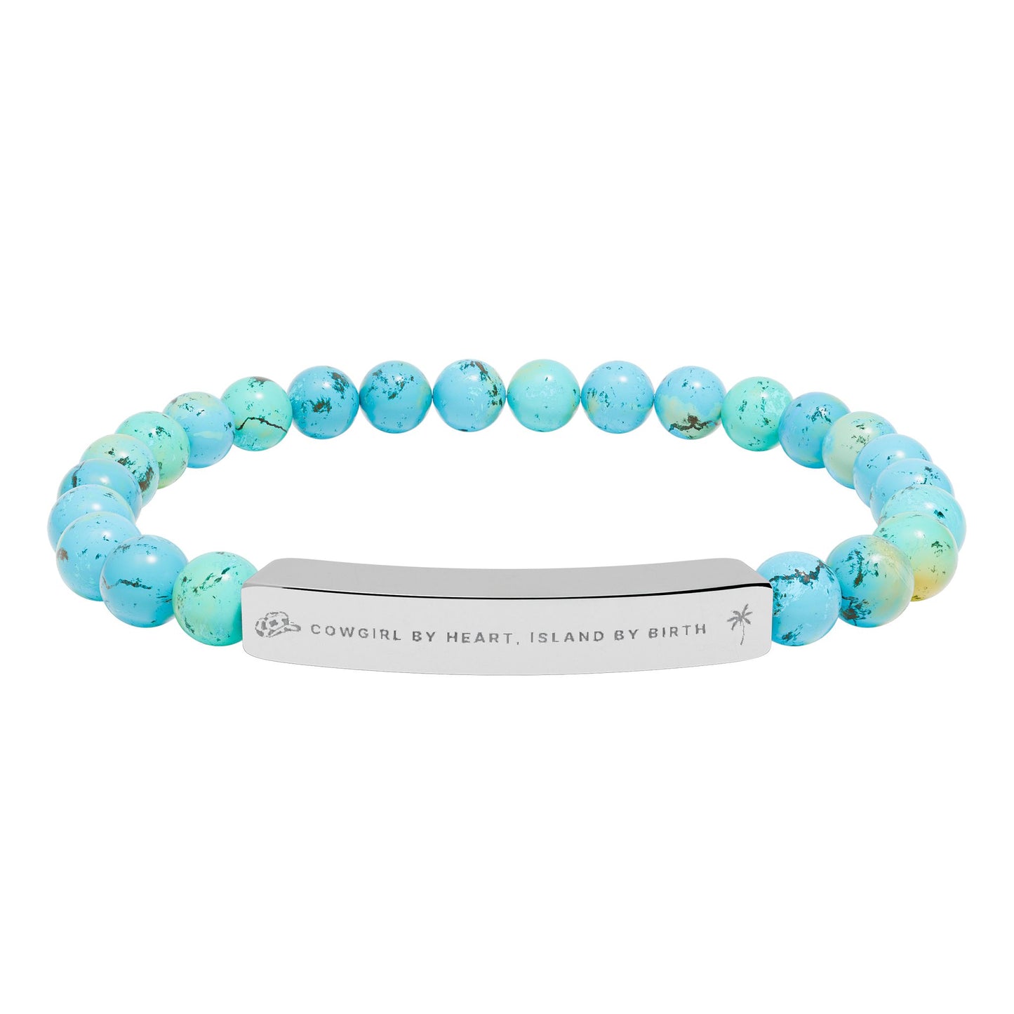 Natural Stone Cowgirl by Heart, Island by Birth