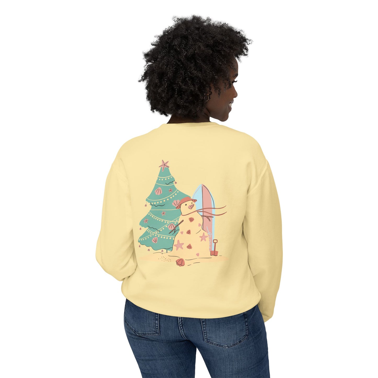 Cozy Christmas Surf Sweatshirt