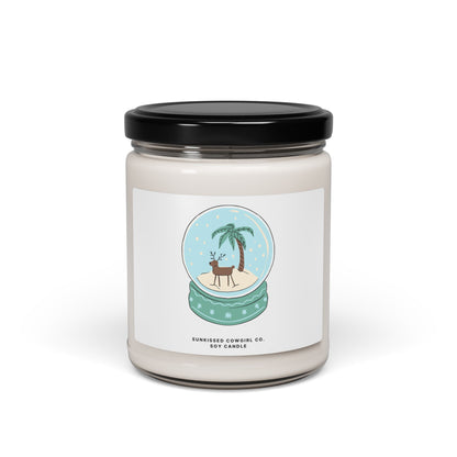 Snow Globe Beach Holiday Soy Candle