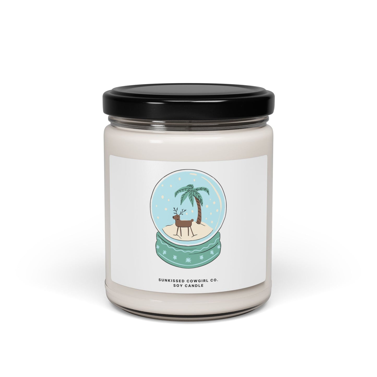 Snow Globe Beach Holiday Soy Candle