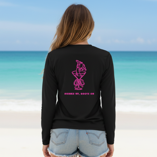 Drinks Up, Boots On Sunshirt